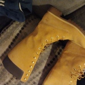 Knee high. Timberland boots